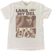 Lana Del Rey Collage Graphic T-Shirt  White Color Reprint Shirt AN49498 XL gray
