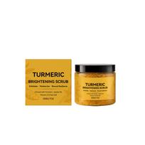 Turmeric Exfoliating Body Scrub Cleansing Skin Pores Corneous Refreshing Smooth Moisturizing Fine Scrub yellow