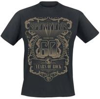 Scorpions Rock You Like A Hurricane Print T-Shirt  Unisex Rock Fans Casual Tee 3XL gray