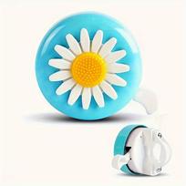 Vibrant Chrysanthemum Cycling Bell Bike Bells with Loud Crisp Sound mėlyna