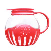 Glass Popcorn Maker Microwave Use Popcorn Exploding Pot Snack Preparation Glass Texture Suitable for Home Entertainment mėlyna