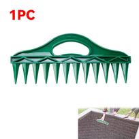 Seed Sowing Tool - Soil Hole Drilling/Spacing Tool for Agri Land & Garden Veg Planting, Plastic Rake, Non-Electric