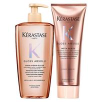 Kerastase toiletry set Glowing and Moisturizing Cleansing Nourishing Two-piece set: Glazed Rose Shampoo 500ml + Glazed Rose Essence Cream 250ml ruda