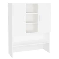 Washing Machine Cabinet White 70.5 x 25.5 x 90 cm