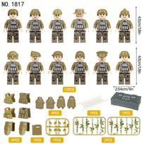 Cross-border sale M8107 M1817 building block minifigures toy air assault division Longyan special forces