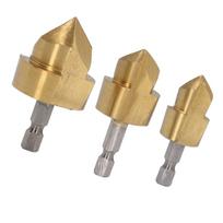 3 Pcs Set PPR Lifting Drill Bit 1/4 Inch Hex Shank Water Pipe Expansion Drill Puncher Hole Opener Expander