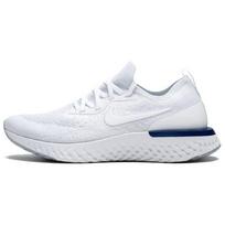 Nike Epic React Flyknit White Racer Blue Women's AQ0070-100 36.5 white