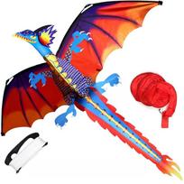 Easy To Fly Lifelike 3D Dragon Good Flying Outdoor Flying Kite Large 3D Dragon Kite  Fun Sports