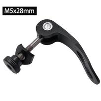 M5 Bikes Quick Release-Seat Post Clamps Skewer Bolts Clips Screws Quick Release Screw Bike Seat Post Clamp Skewer Bolt M5 as the picture black