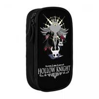 Fashion Hollow Knight Pencil Case Pencil Box Pen Box for Girls Boys Big Capacity Bag School Supplies Gift Stationery 21x10.5x5cm black