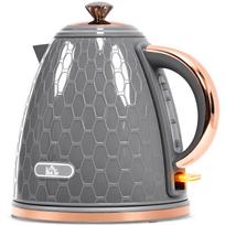 Elektrinis virdulys 2200 W, 1,7 l, pilkas ir rožinis, 24,2 × 19,5 × 23,4 cm