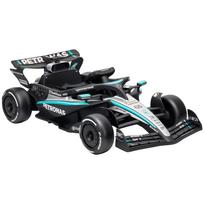 Elektrinis kartingas vaikams, licencijuotas Mercedes-AMG PETRONAS F1, su ličio akumuliatoriumi, juodas, sidabrinis ir mėlynas, 123 × 66 × 39 cm