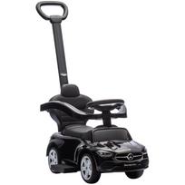 Paspiriama mašinėlė 2 viename, licencijuota Mercedes-Benz C klasės, juoda, 91 × 40 × 83 cm