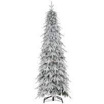 Dirbtinė kalėdinė eglutė su dirbtiniu sniegu ir 600 šakelių galiukų, žalia, Ø 80 × 180 cm