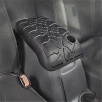 1997-2006 Jeep Wrangler TJ centrinės konsolės porankio dangtelis / pagalvėlė, juodas, padangų protektoriaus raštas black