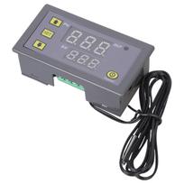 PID temperatūros valdiklis, aukštos įtampos, skirtas DC5V-24V, elektroninis termostato reguliatorius namų kepimo krosniai 1 gray
