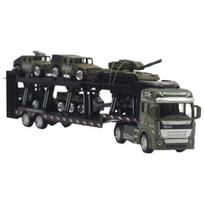 1 Set Transporter Model with 6 Mini Tanks Model 1:48 Scale Diecast Alloy Detachable Pull Back Toy Army Green Simulation Military Vehicle Container armijos žalia spalva
