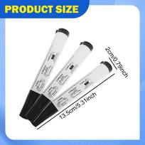 3Pcs Thermal Printer Cleaning Pen Cleaner Multifunctional Printer Alcohol Cleaning Pen for Erasable Electronic Face Sheet 3ML white