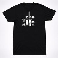 Goo Goo Dolls Logo Shirt Alternative Rock Band Minimal Black Graphic Shirt L