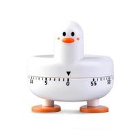 Mechanical Kitchen Timer Duck Shaped Study Timer Clock Cute Beauty Time Tool  Daily balta