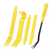Auto Plastic Trim Removal Pry Tool Kit, Car Door Clip, Dashboard Radio Audio Panel Disassembly & Installation Tools, Vehicle Interior Repair Kit gray