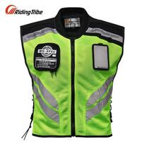 PRO-BIKER Atspindinti saugos liemenė Motociklo važiavimui Dviračių sportui Lauko nuotykiams Vasaros naudojimui Unisex Large fluorescencinė žalia spalva