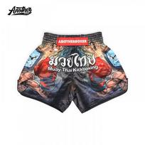 Kids Muay Thai Shorts Boxing MMA Kickboxing Training Gym Wear Lightweight Breathable Sport 110cm