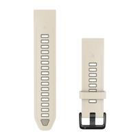 Garmin QuickFit 20 mm kreminė/žalsvai pilka silikoninė apyrankė