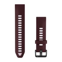 Garmin QuickFit 20 mm tamsios vyšnių/žalsvai pilka silikoninė apyrankė