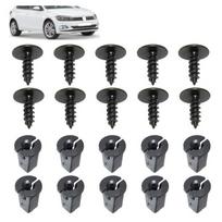 10 komplektų N90974701 6N0809966A Savisriegis sraigtas ir veržlė VW gray
