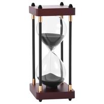 15/30 Minute Hourglass Sand Watch Sandglass Timer Watch Clock Gifts Vintage Sand Timer Hour Home Desk Office Decorations black