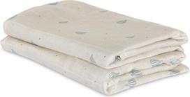Nuuroo - Josefine bamboo muslin cloth 2-pak - Air ballon dot