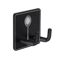 1Pcs No Hole Tennis Racket Holder Stainless Steel Racket Hanger New Wall Hook 1Pcs