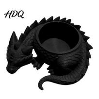 One-piece 3D Printed Pot Lying Dragon Flowerpot for Small Green Plants Decorative juoda