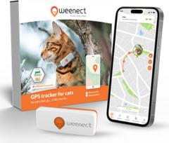 Weenect - Cat XS White edition - NEW GPS cat collar