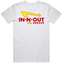 In N Out Burger Favorite Fast Food T Shirt S red