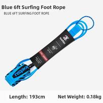 Blue Surfboard Leash Diameter 7mm Paddle Boards Rope New Surfing Accessories  for Surfboards 6ft black