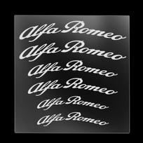 6pcs Car Brake Caliper Sticker Heat Resistant Decals Auto Accessories For Alfa Romeo Giulietta GT 159 147 156 Mito Brera Giulia EW6 gray