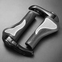 New Arrival Mountain Bike Sheep Horn Sub Bike Grip Handle Shock And Dust Proof Bicycle Grip Rubber Bilateral Locking juoda