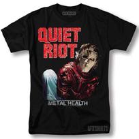 Quiet Riot Shirt Rock Concert Merch Tour Vntg Graphic Design T-Shirt XL gray