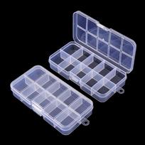 10-Grid/16-Grid/25-Grid/36-Grid/60-Grid Plastic Bobbin Storage Box for Sewing Machine Threads gray