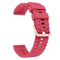 Soft Silicone Band Fit for OPPO Watch X2 Mini Wave Breathable 18mm Strap Compatible with Oneplus Watch 3 43mm/OPPO Watch X2 Mini OPPO watch X2 mini raudona