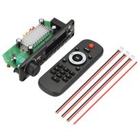 200W Digital Amplifier Bluetooth 5.0 MP3 Decoder Board DC 12V Wireless Car USB MP3 Player TF Card Slot USB FM with 6.5 Mic