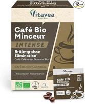 Vitavea - Ekologiška intensyvi lieknėjimo kava - Riebalų deginimas, figūros liekninimas - Tirpi kava, 100% Arabika, Gvarana