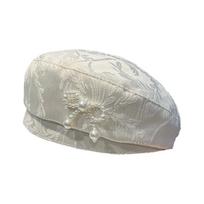 Soft and Comfortable Hat Princesses Beret Hat Bows Pattern Hat Luxurious Women Hat for Outdoor Enthusiast and Vacationer balta