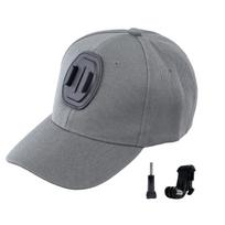 Hat With Camera Mount Head Mount Baseball Hat For  Hat Camera Baseball Cap tamsiai pilka spalva