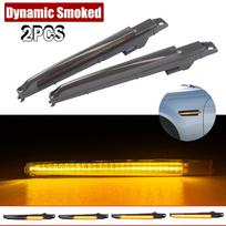Dynamic LED Side Fender Marker Light for BMW 5 Series F10 M5 S63N FV91 FV92 FV93 2010-2016 Flashing Sequential Turn Signal gray