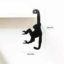 Easy Installation Cast Iron Monkey Hanger Fashion Wall Hanging Decoration Storage, For Kitchen, Bathroom Multi-Functional Decorative Design