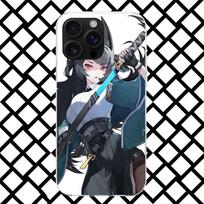 Hoshimi Miyabi Zenless Zone Zero ZZZ Phone Case for iPhone 17 Air 16 16E 15 14 Plus 13 Mini 12 11 Pro Max 7 8 + SE 2020 Soft Cov iPhone 14 Plus gray