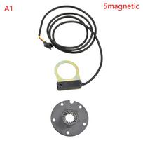5/8/12 Magnetinis greičio jutiklis elektrinis dviračio maitinimo pedalas pagalbinis pagalbinis jutiklis paskirstymo sistemos elektrinio dviračio dviračio rinkinys gray
